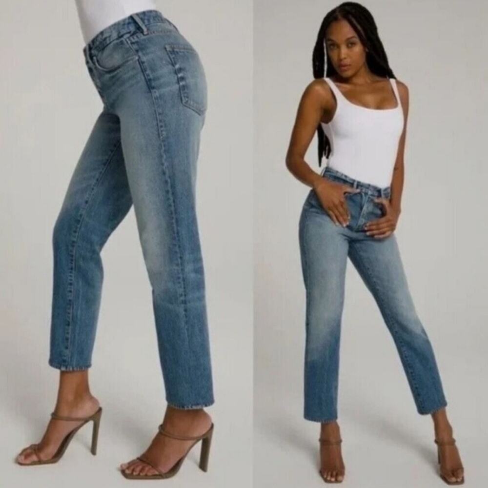 Good American Good Vintage Straight Jeans
